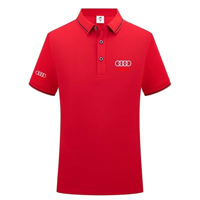 Polo Audi Homme Tennis Manches Courtes 2023 Polo Extérieur été Loisirs Sports T-Shirt